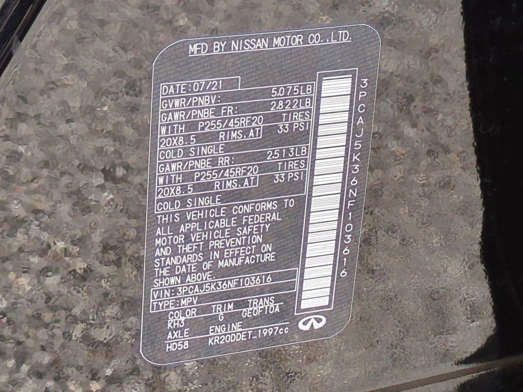 Used 2022 INFINITI QX55 Essential w/ Proactive Package image 33