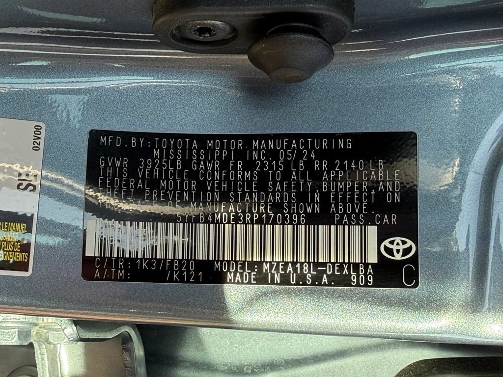 Certified 2024 Toyota Corolla LE FWD image 27