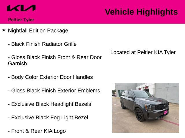Certified 2021 Kia Telluride SX w/ Nightfall Edition Package image 7