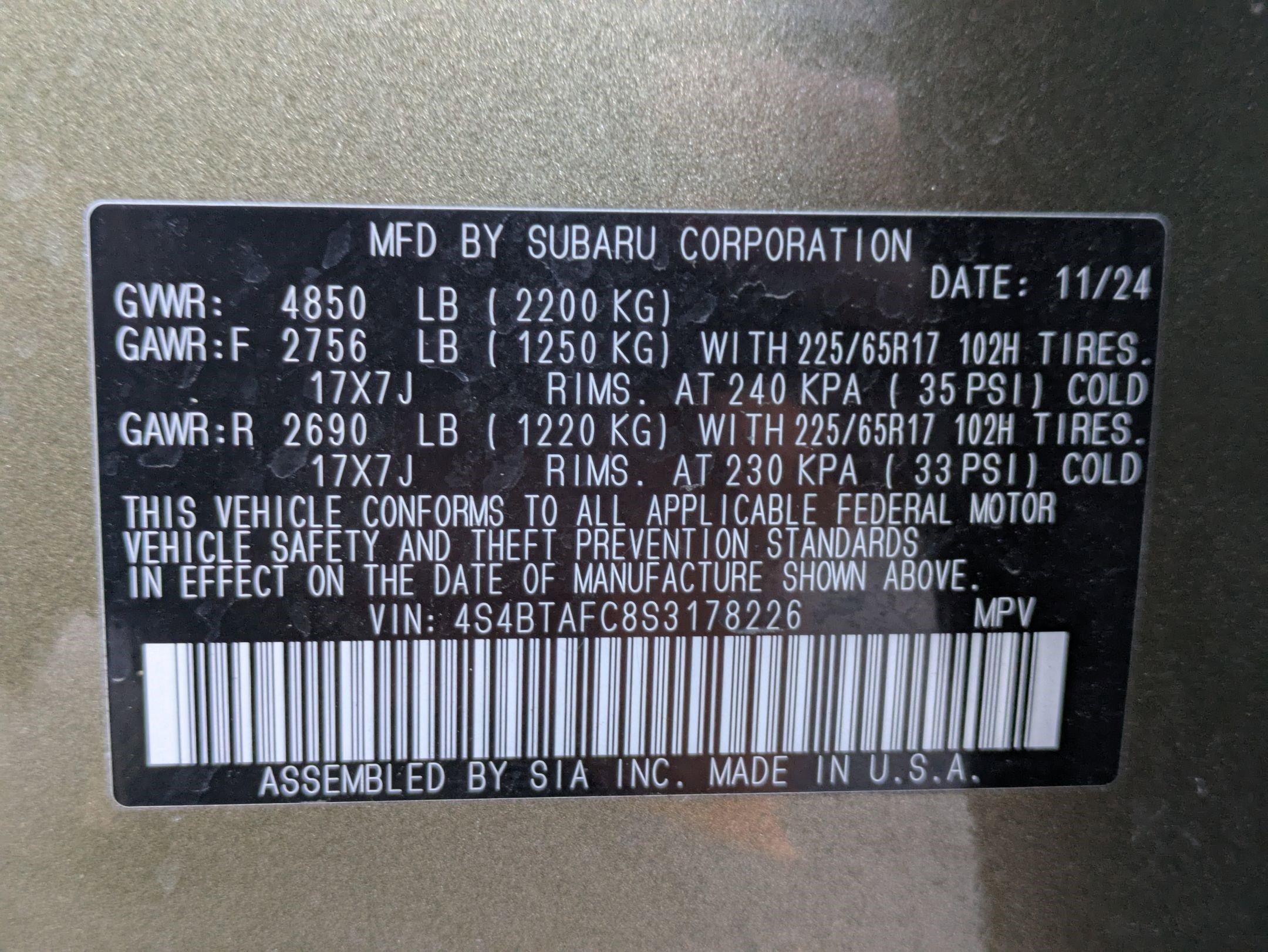 Used 2025 Subaru Outback Premium image 31