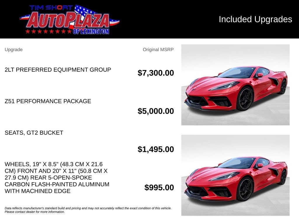 Used 2020 Chevrolet Corvette Stingray Preferred Cpe w/ 2LT Preferred Equipment Group RWD image 22