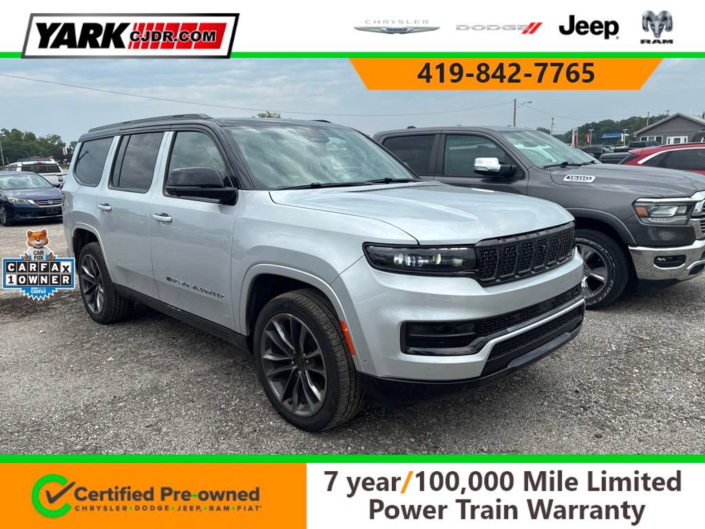 Certified 2025 Jeep Grand Wagoneer Series III w/ Quick Order Packagew 28T AWD/4WD 360° Tour