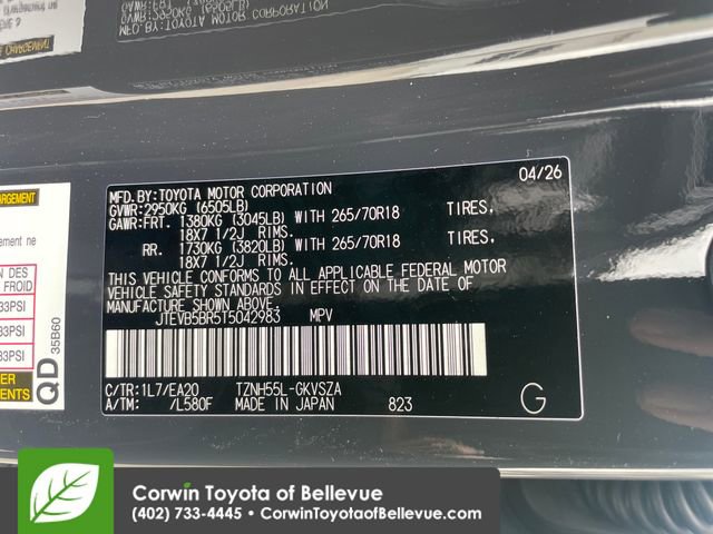 New 2026 Toyota 4Runner TRD Off-Road Premium AWD/4WD image 23