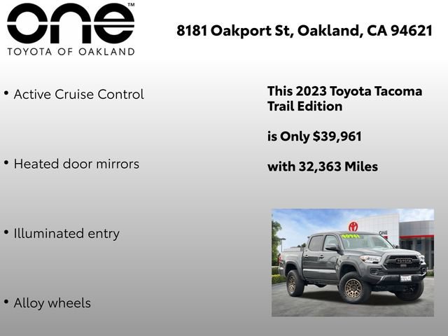 Used 2023 Toyota Tacoma 4x4 Double Cab w/ Trail Edition image 11