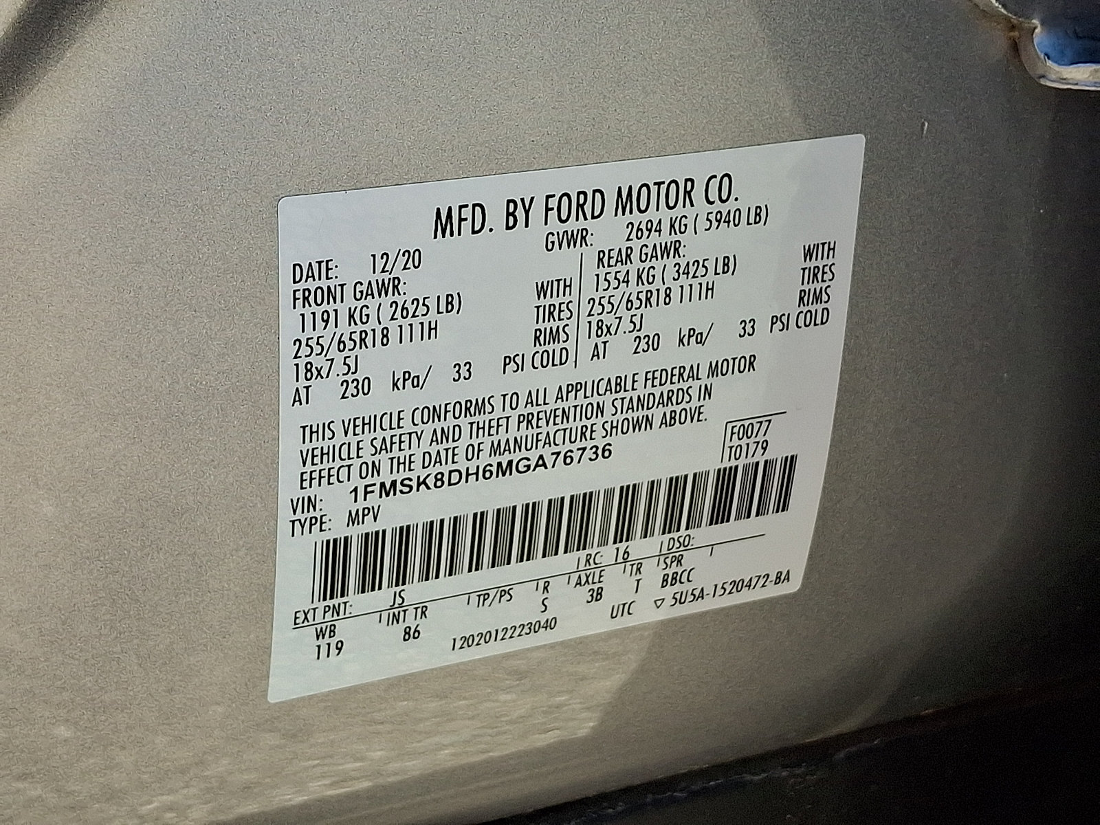Used 2021 Ford Explorer XLT w/ Class III Trailer Tow Package AWD/4WD image 27