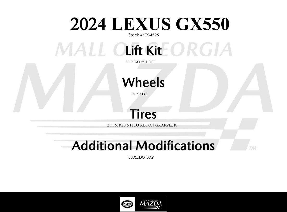 Used 2024 Lexus GX 550 AWD/4WD video 3