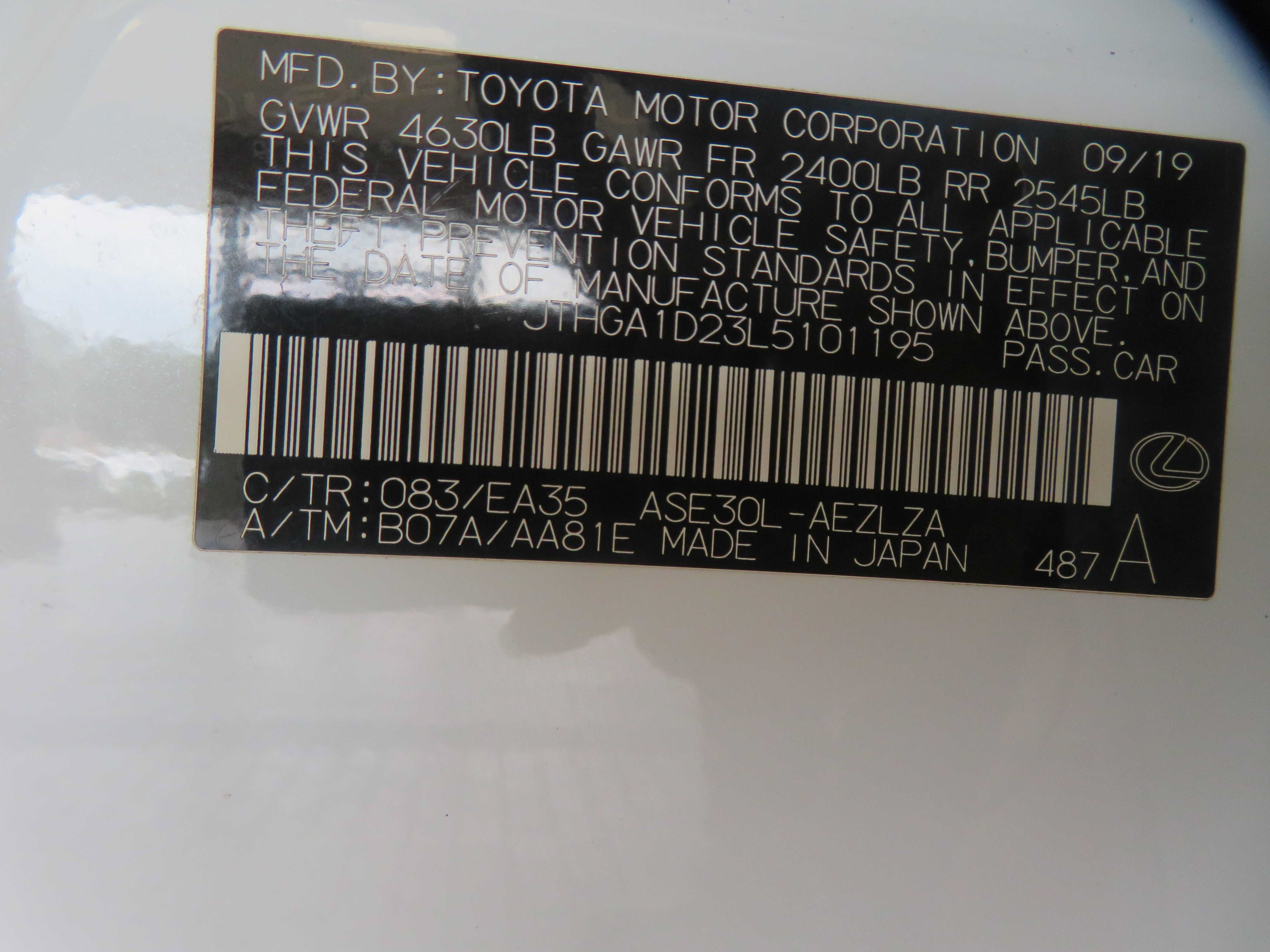 Used 2020 Lexus IS 300 F Sport w/ F Sport Package RWD image 85