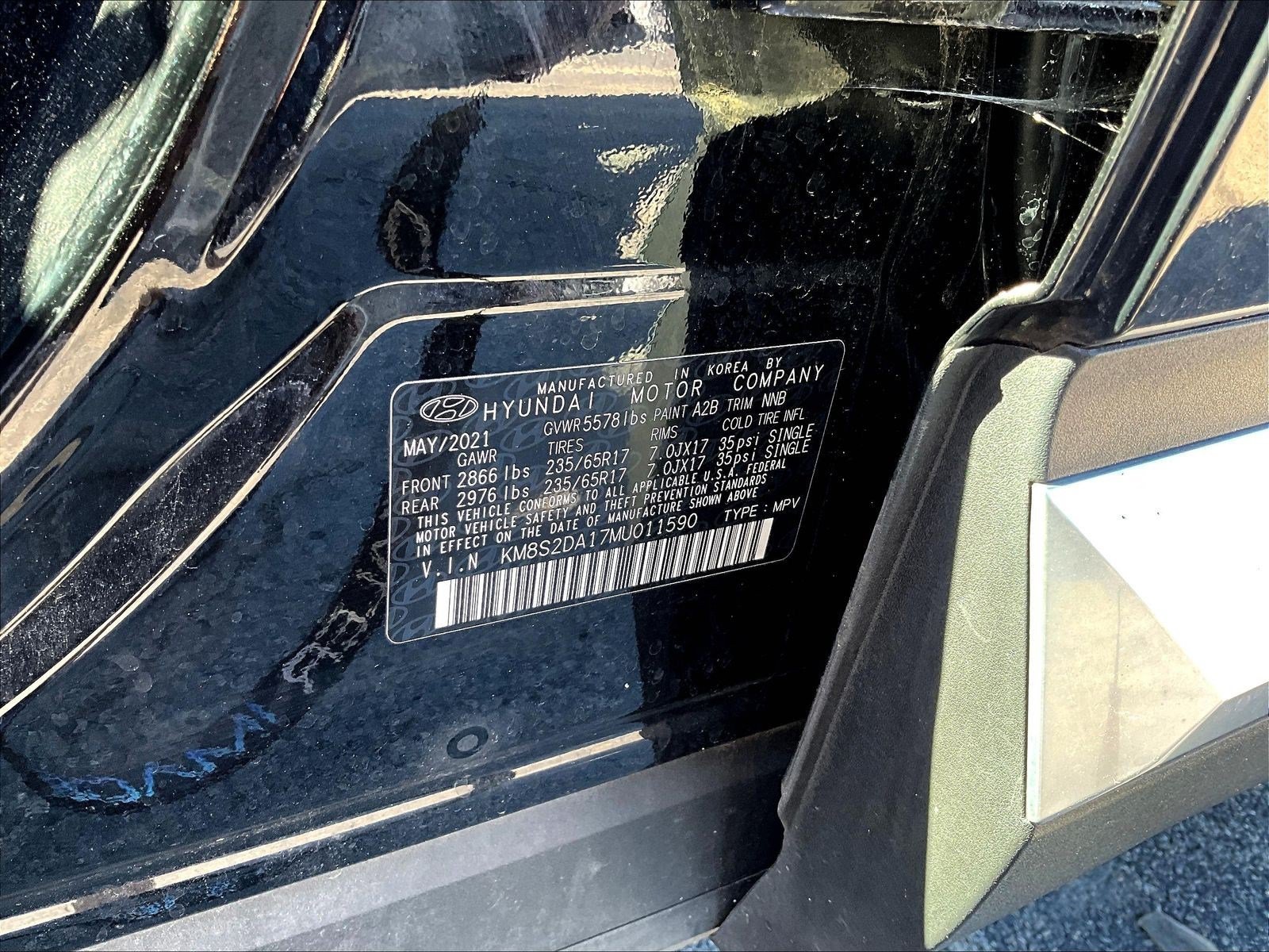 Used 2021 Hyundai Santa Fe Blue AWD/4WD image 6