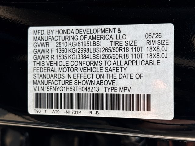 Certified 2026 Honda Pilot TrailSport image 19