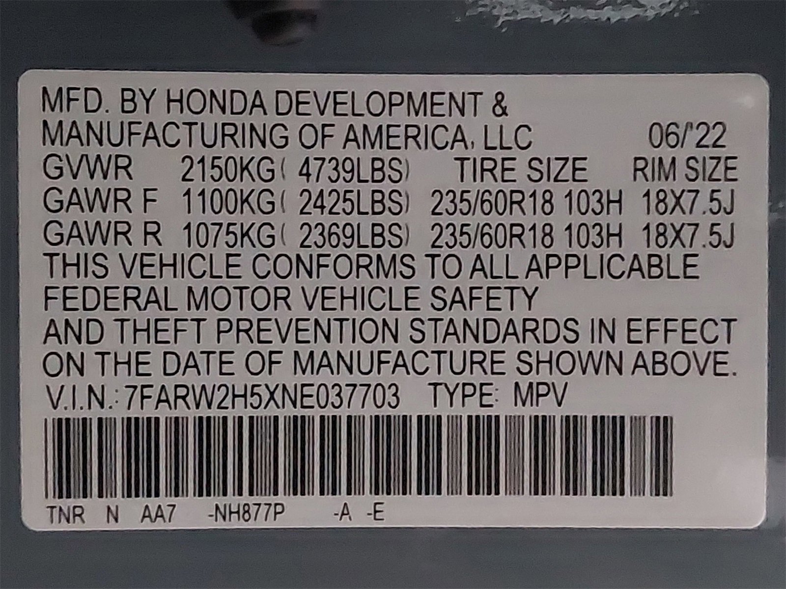Certified 2022 Honda CR-V EX image 36