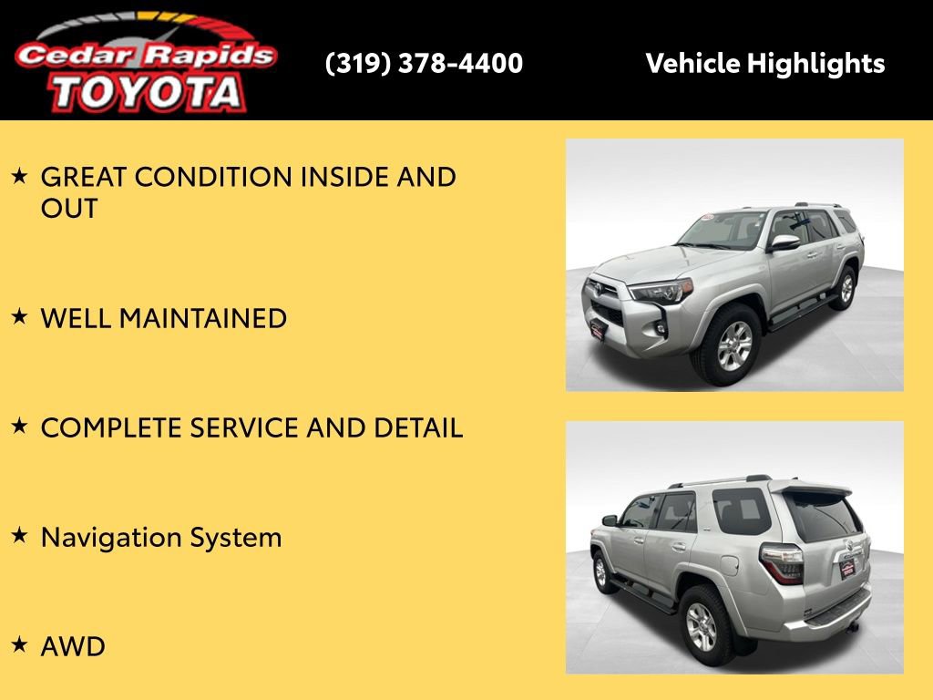 Certified 2022 Toyota 4Runner SR5 Premium w/ Moonroof Package image 9