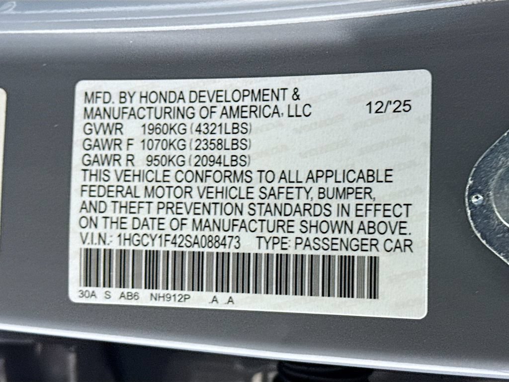 Certified 2025 Honda Accord SE image 35