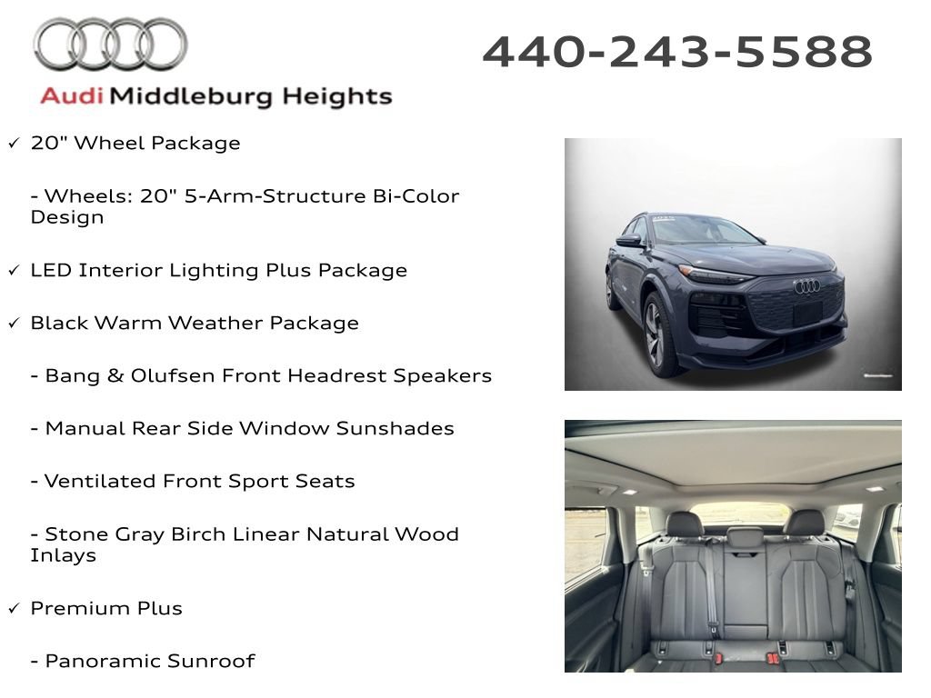Certified 2025 Audi Q6 e-tron Premium Plus w/ Premium Plus AWD/4WD image 7