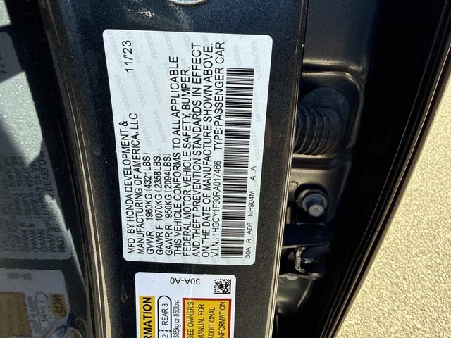 Used 2024 Honda Accord EX image 30