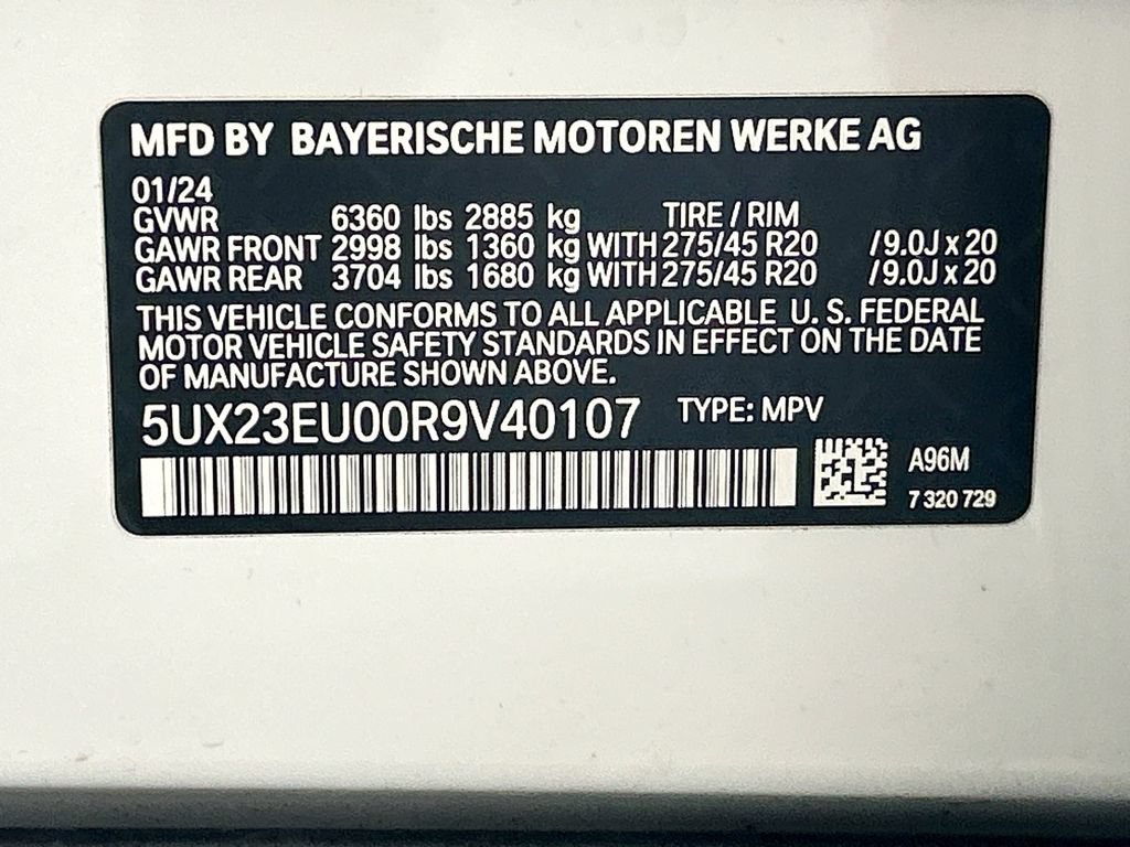 Certified 2024 BMW X5 xDrive40i w/ Premium Package AWD/4WD image 34