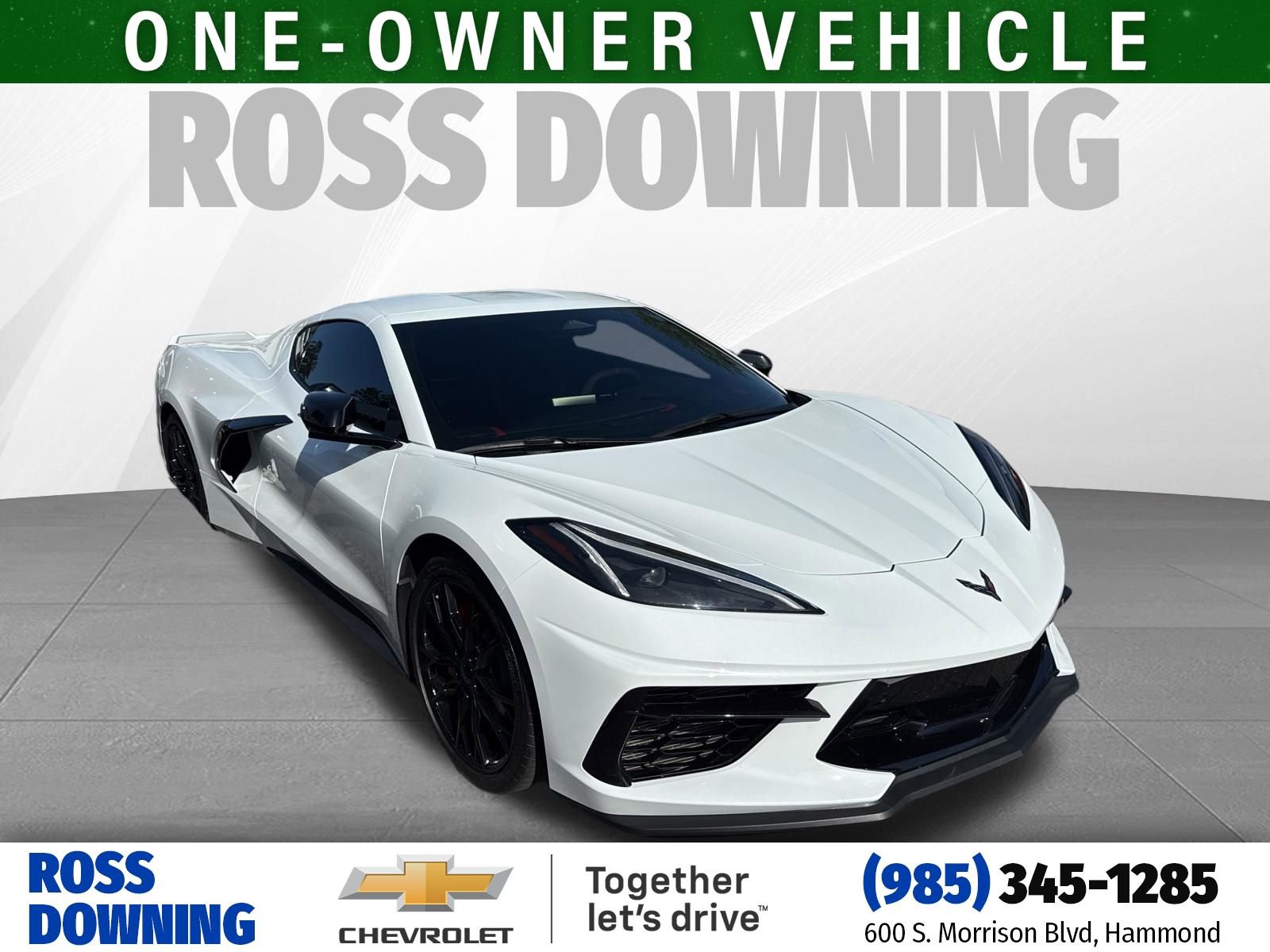 Certified 2024 Chevrolet Corvette Stingray Preferred Cpe w/ 2LT