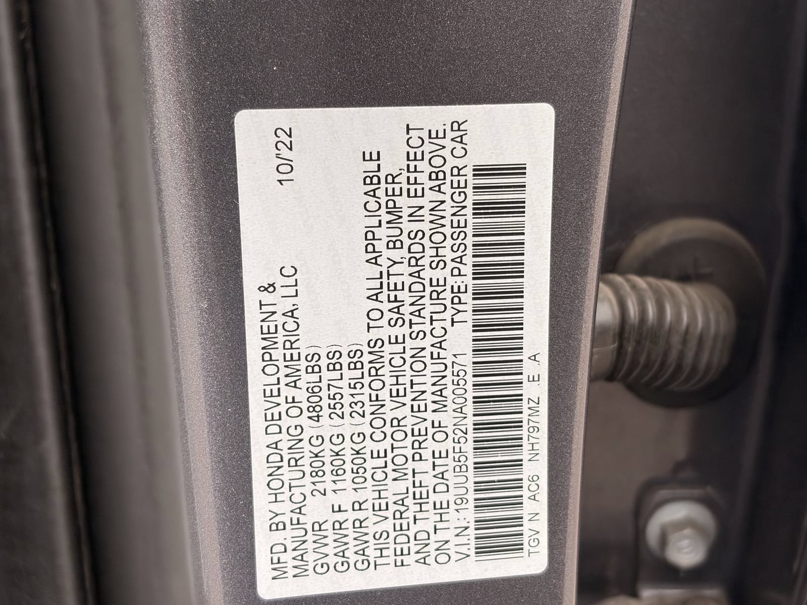Used 2022 Acura TLX w/ A-SPEC Pkg FWD image 31