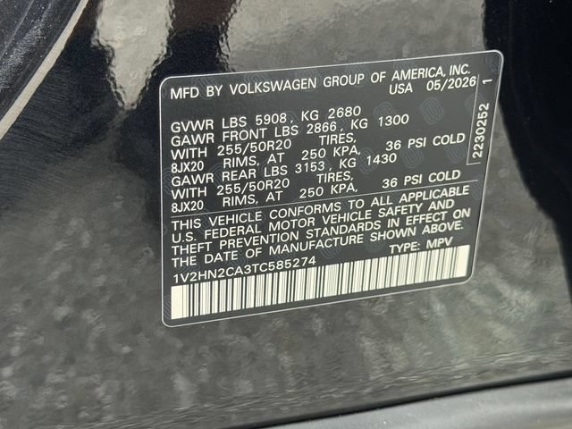 New 2026 Volkswagen Atlas SE AWD/4WD image 28