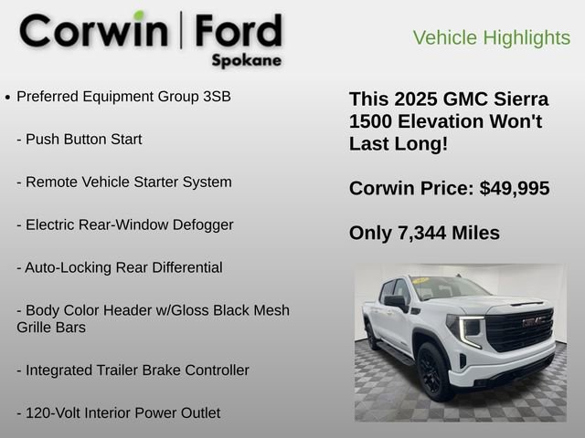 Used 2025 GMC Sierra 1500 Elevation image 12