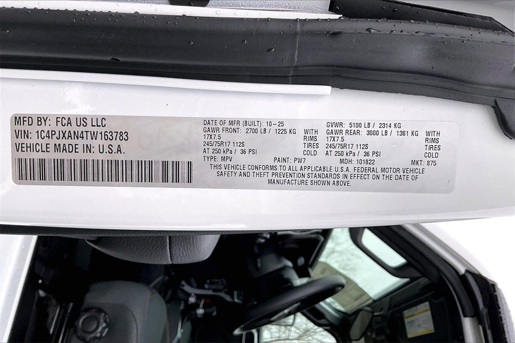 New 2026 Jeep Wrangler Sport image 13