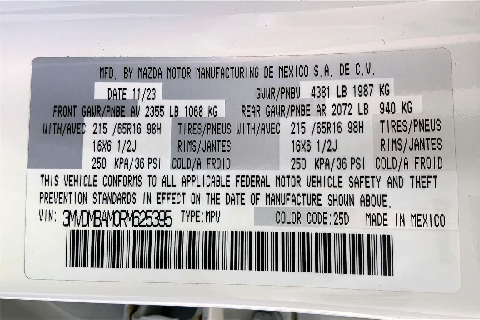 Certified 2024 MAZDA CX-30 AWD 2.5 S image 34