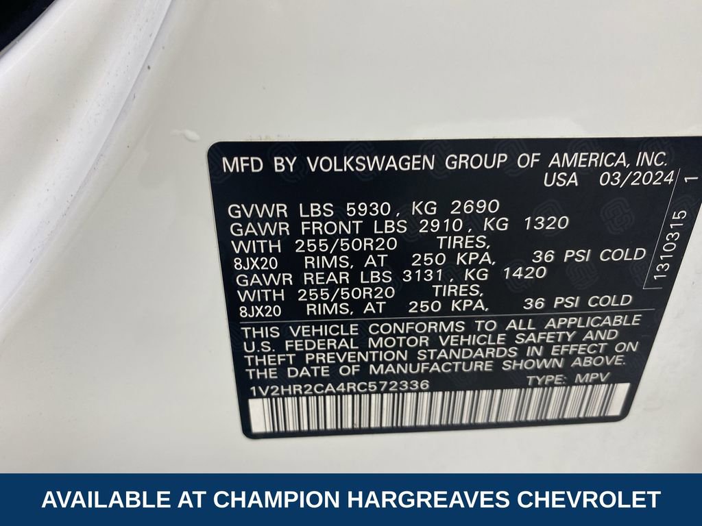 Used 2024 Volkswagen Atlas SE AWD/4WD image 42
