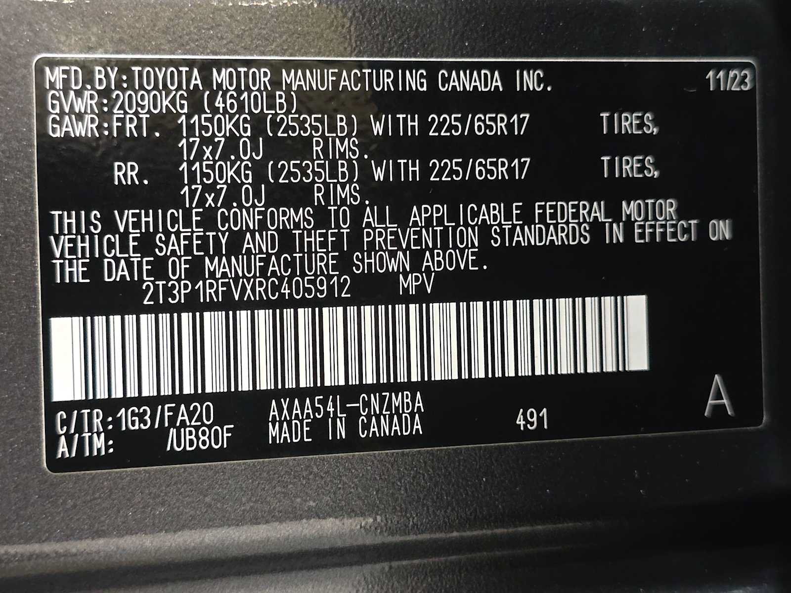 Certified 2024 Toyota RAV4 XLE w/ Convenience Package AWD/4WD image 32