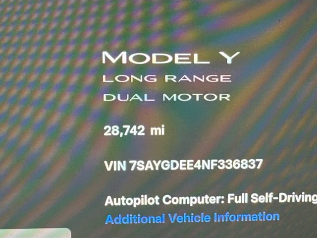 Used 2022 Tesla Model Y Long Range AWD/4WD image 16