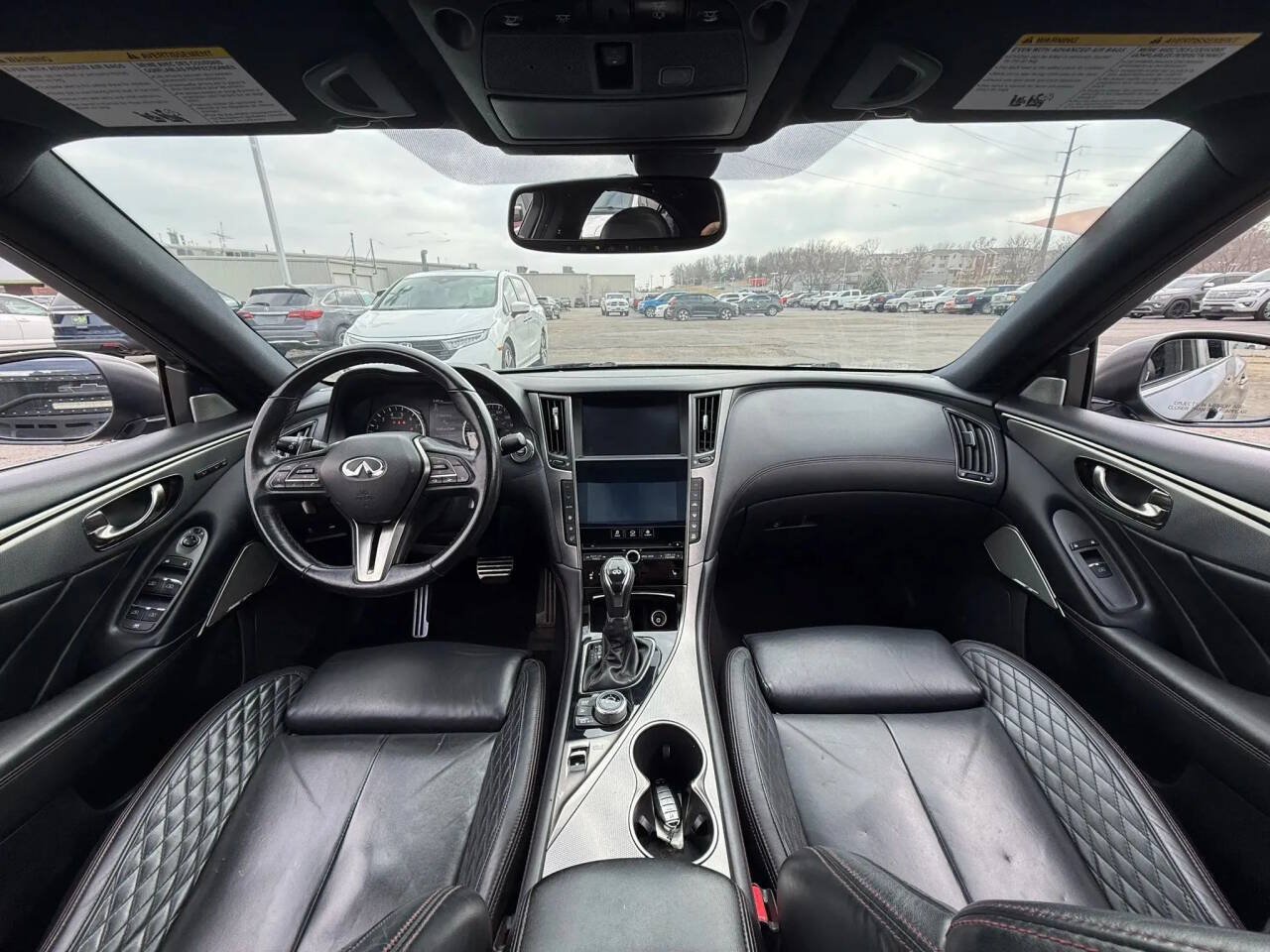 Used 2018 INFINITI Q50 Red Sport 400 w/ Sensory Package (Sport) AWD/4WD image 17