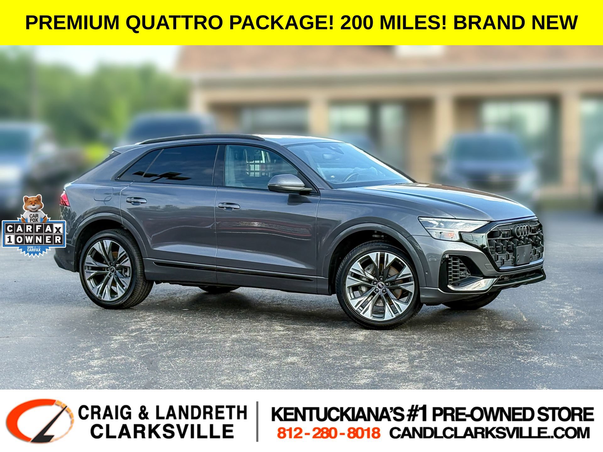 Used 2025 Audi Q8 Premium w/ Black Optic Package AWD/4WD image 1
