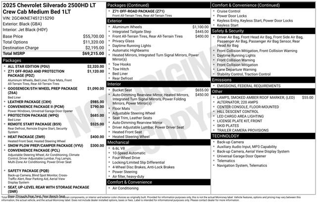 Certified 2025 Chevrolet Silverado 2500 LT w/ All Star Edition image 37