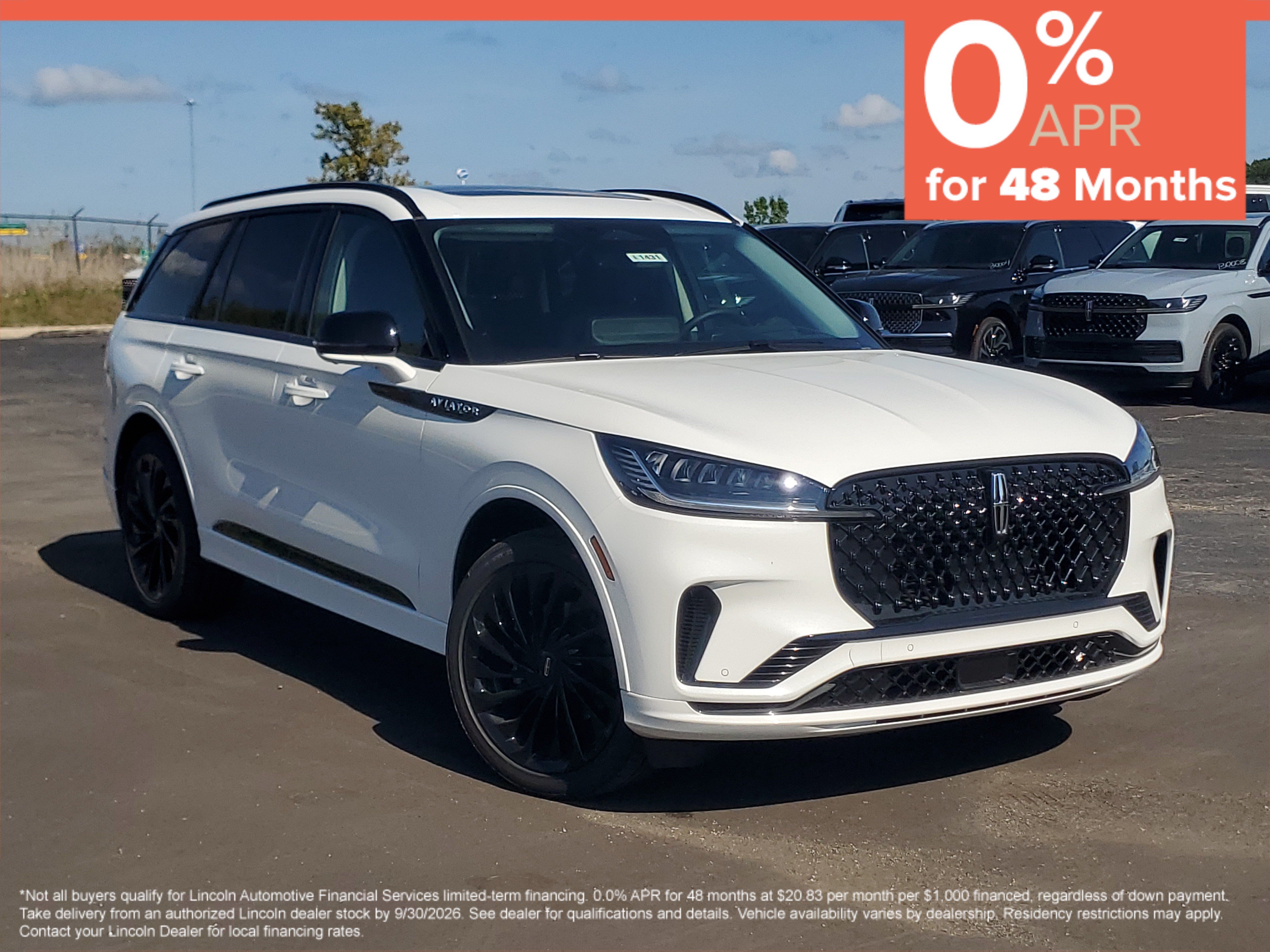 New 2026 Lincoln Aviator Reserve w/ Jet Appearance Package