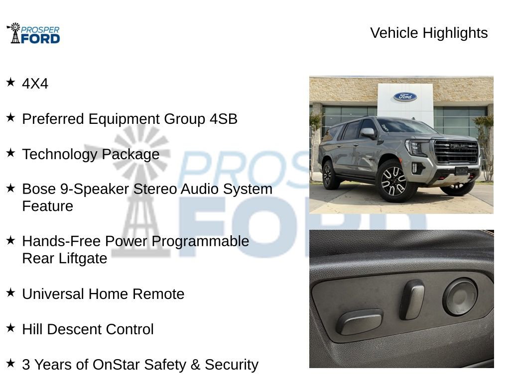 Used 2023 GMC Yukon XL AT4 w/ Technology Package AWD/4WD image 5
