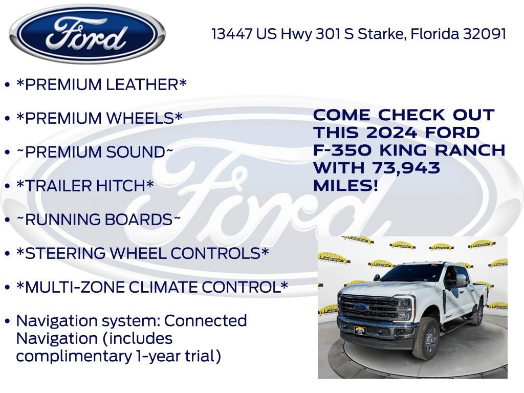 Certified 2024 Ford F350 King Ranch w/ Chrome Package image 17