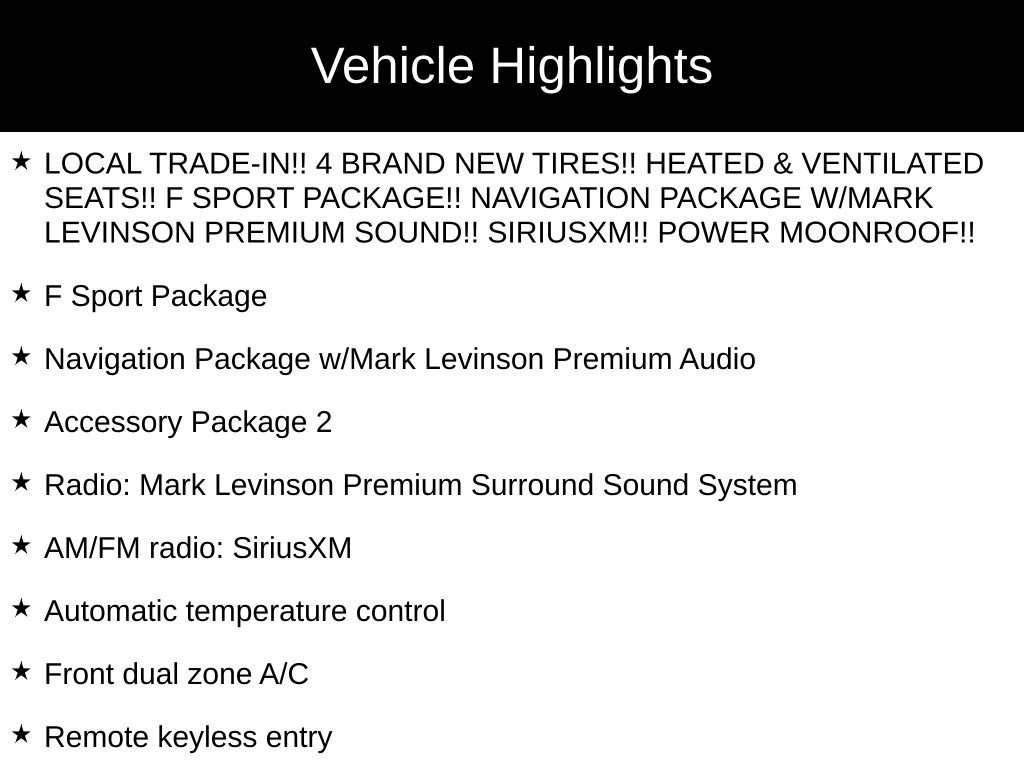 Used 2016 Lexus IS 350 AWD w/ F Sport Package image 33