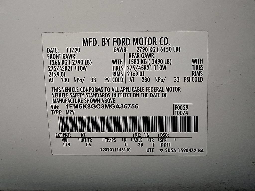 Used 2021 Ford Explorer ST w/ Equipment Group 401A AWD/4WD image 27
