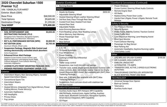 Used 2020 Chevrolet Suburban Premier image 11