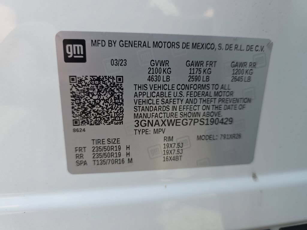 Certified 2023 Chevrolet Equinox RS w/ LPO, Floor Liner Package AWD/4WD image 36