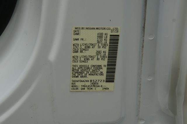 Used 2019 Nissan NV 3500 SL RWD image 30