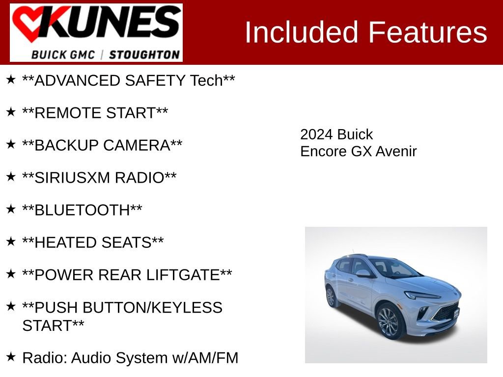 Used 2024 Buick Encore GX Avenir w/ Avenir Convenience Package image 2