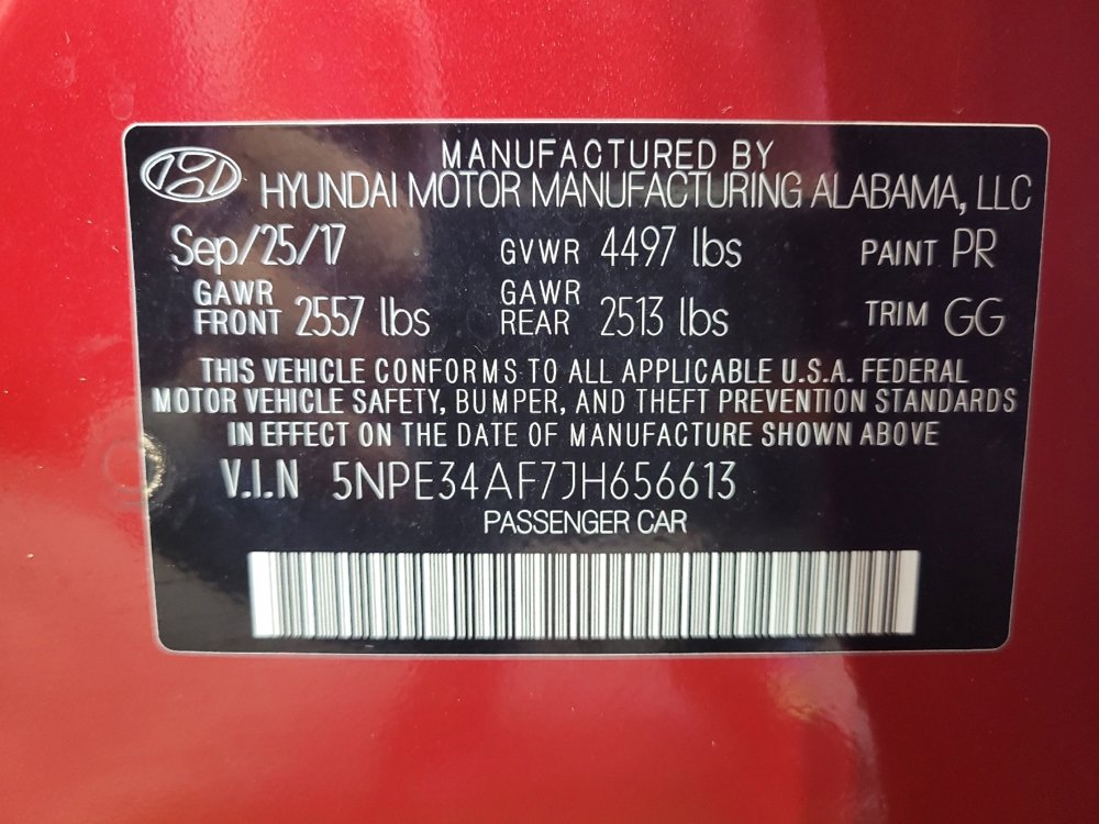 Used 2018 Hyundai Sonata SEL w/ Cargo Package FWD image 33