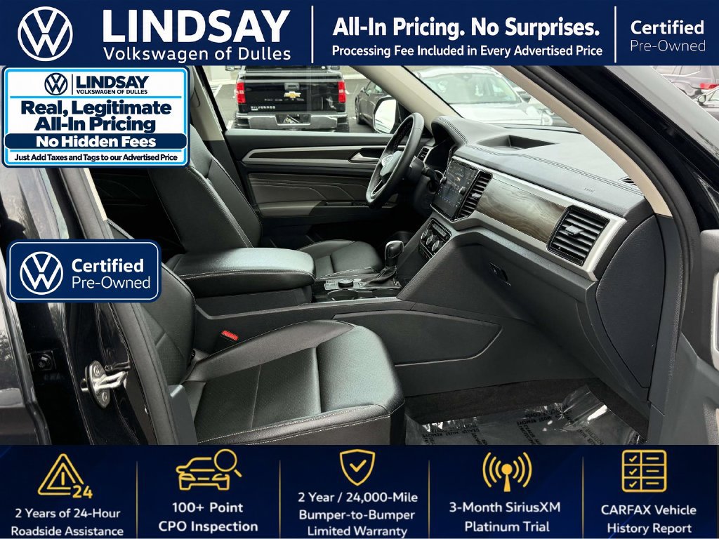 Certified 2023 Volkswagen Atlas SE w/ Panoramic Sunroof Package AWD/4WD image 13