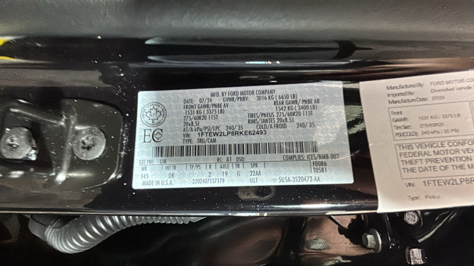Used 2024 Ford F150 STX AWD/4WD image 11