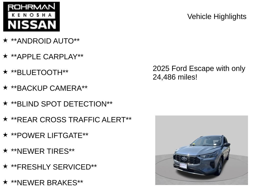 Used 2025 Ford Escape ST-Line FWD image 7
