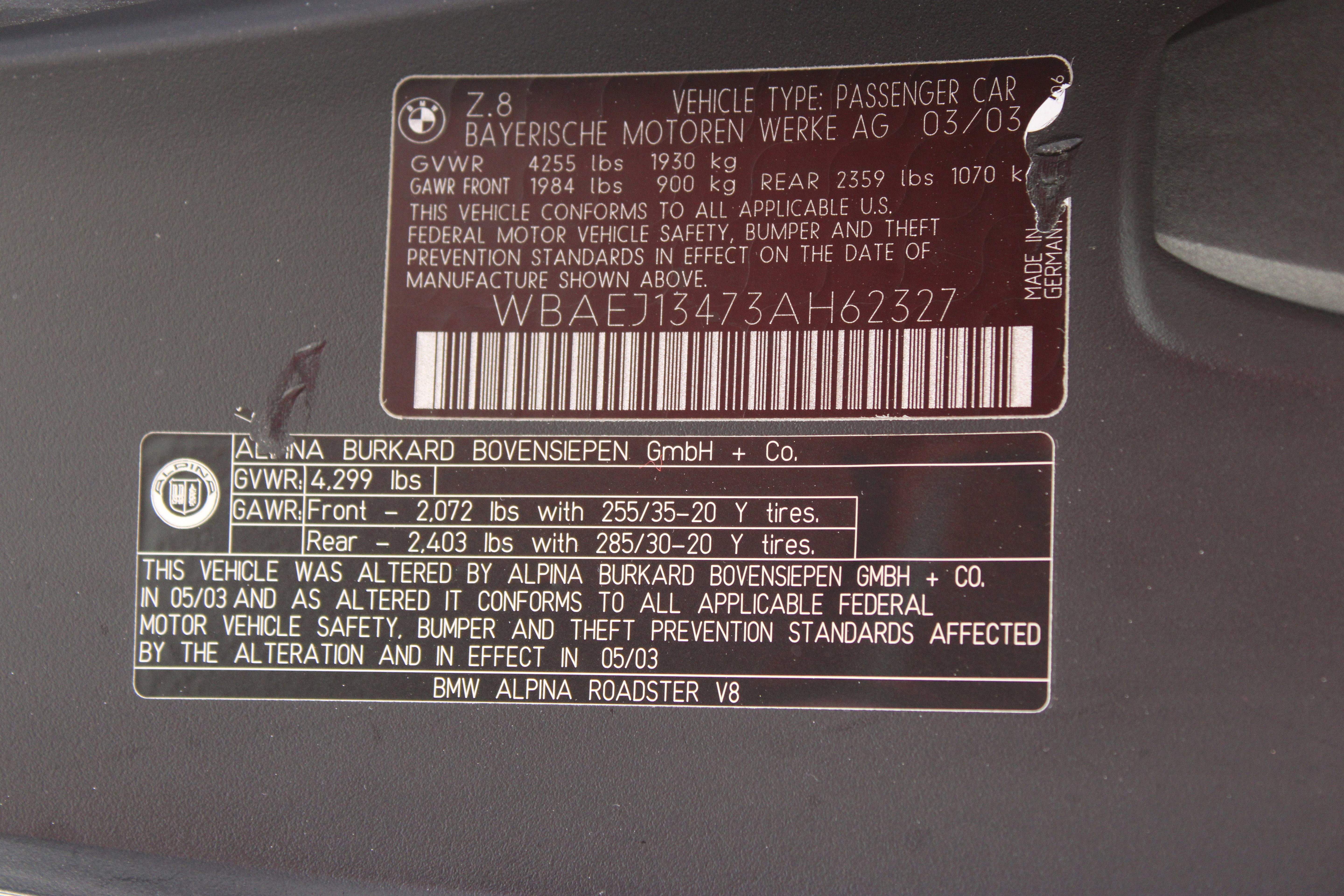 Used 2003 BMW Z8 image 46