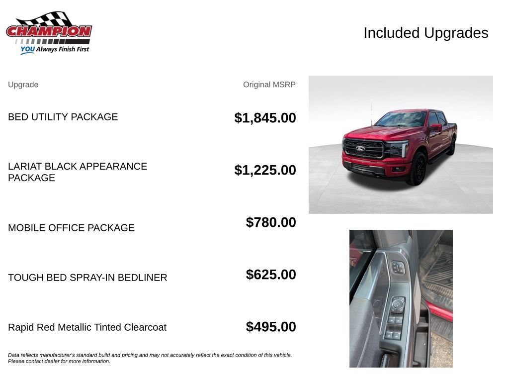Used 2025 Ford F150 Lariat w/ Bed Utility Package AWD/4WD image 7