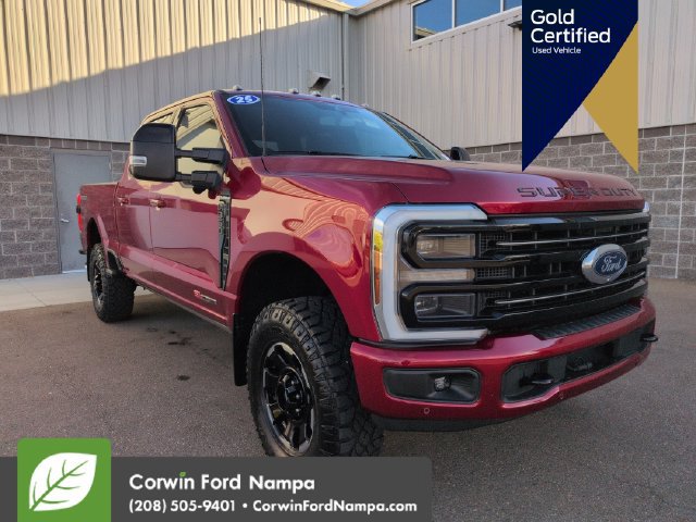 Certified 2025 Ford F350 Platinum w/ Tremor Off-Road Package AWD/4WD 360° Tour