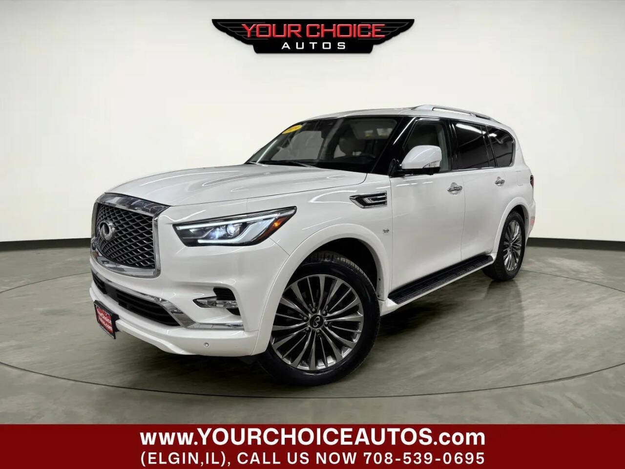 Used 2019 INFINITI QX80 Luxe w/ 22" Wheel Package