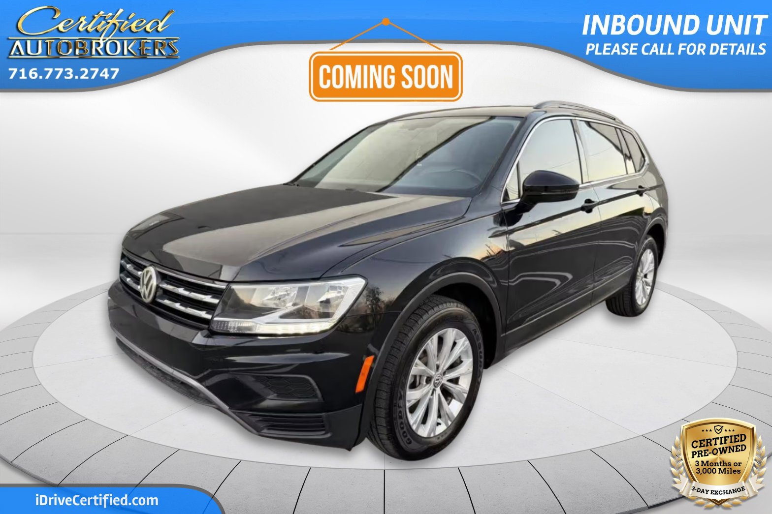 Used 2019 Volkswagen Tiguan SE w/ Panoramic Sunroof Package image 1