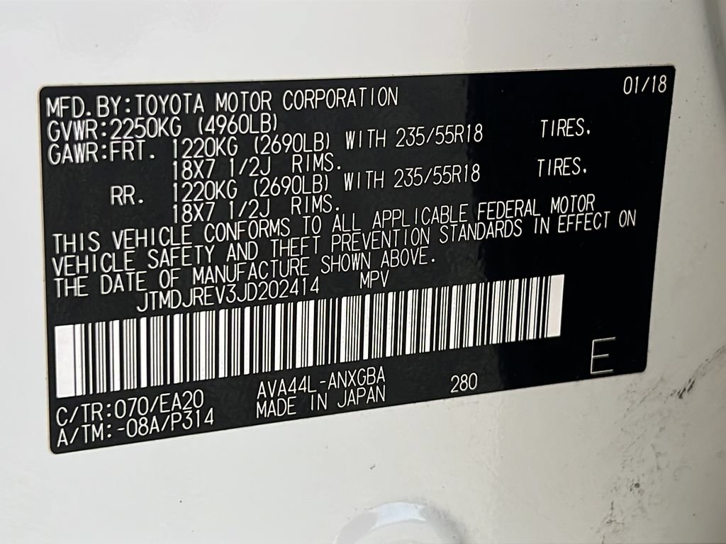 Used 2018 Toyota RAV4 Limited AWD/4WD image 25